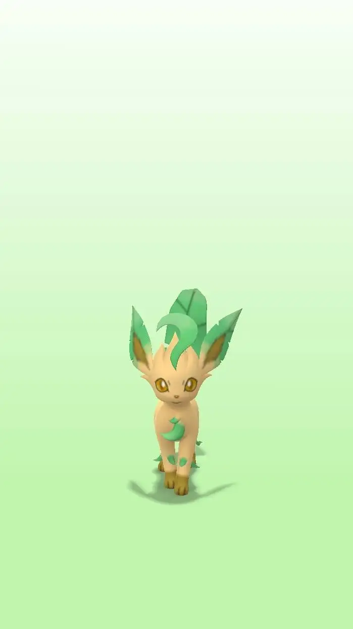 ai character: poor leafeon background