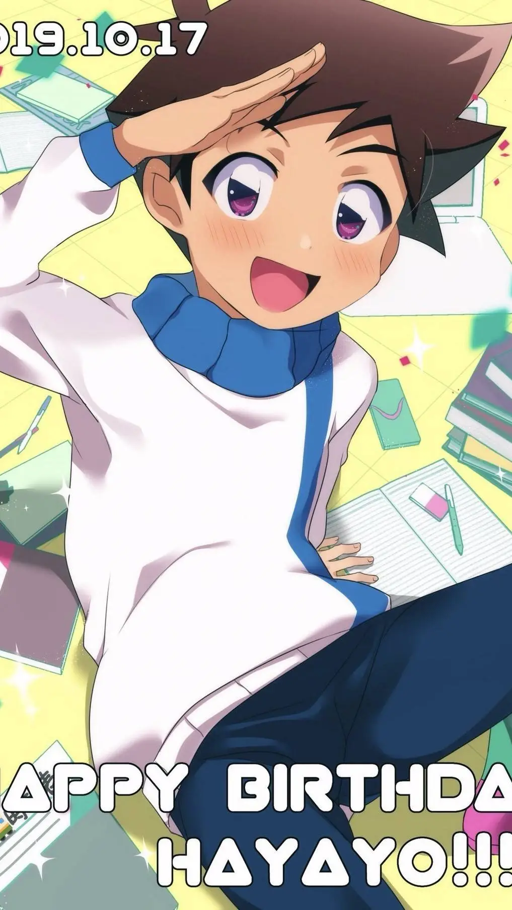 ai character: Hayato Hayasugi  background