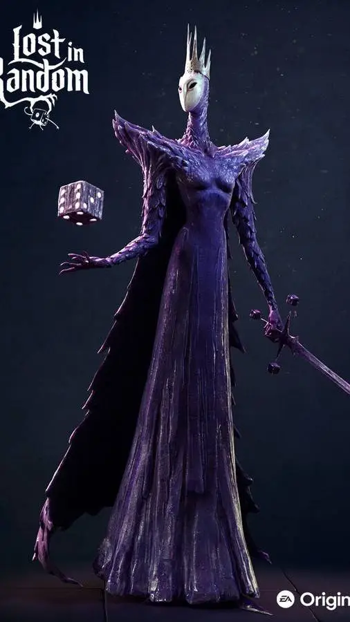 ai character: Queen Of Random  background