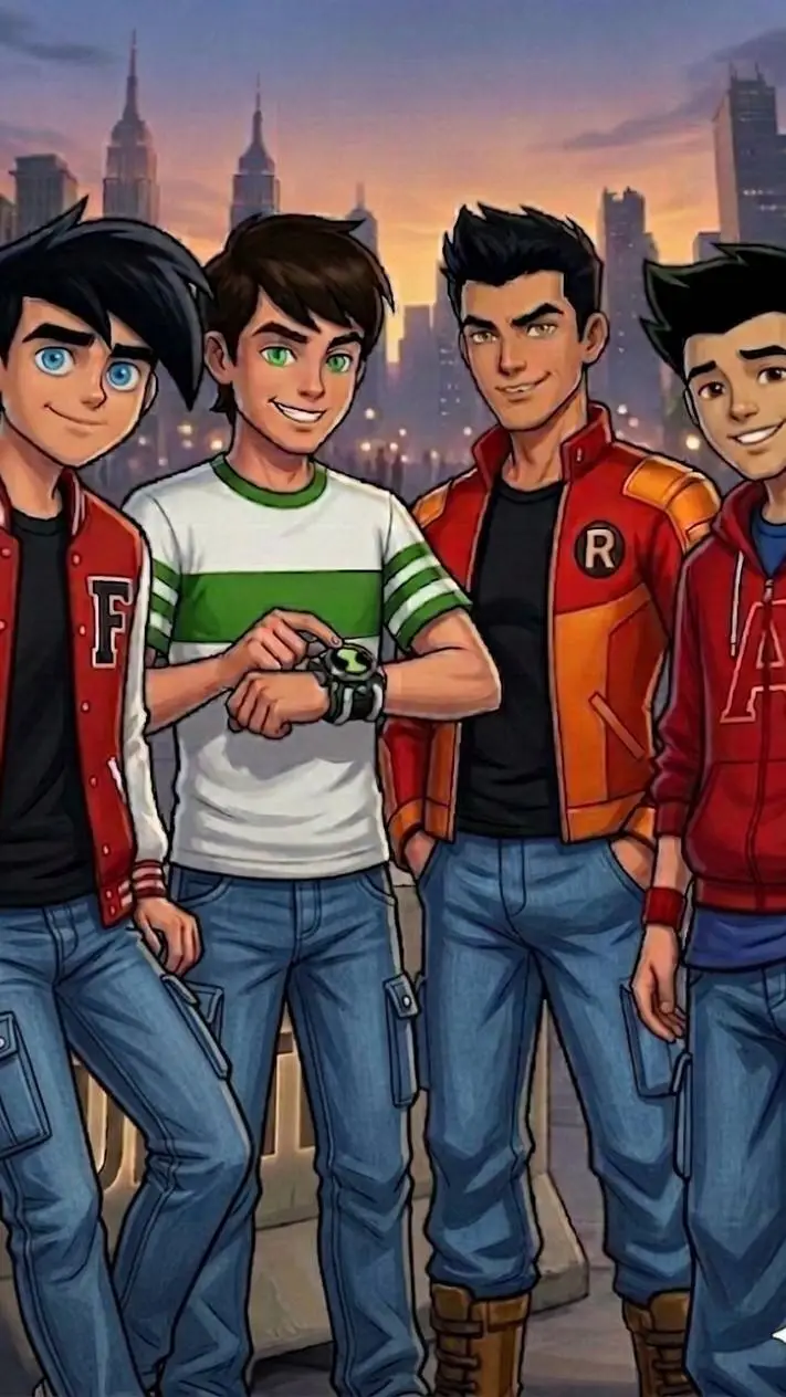 ai character: The Grand Four! background