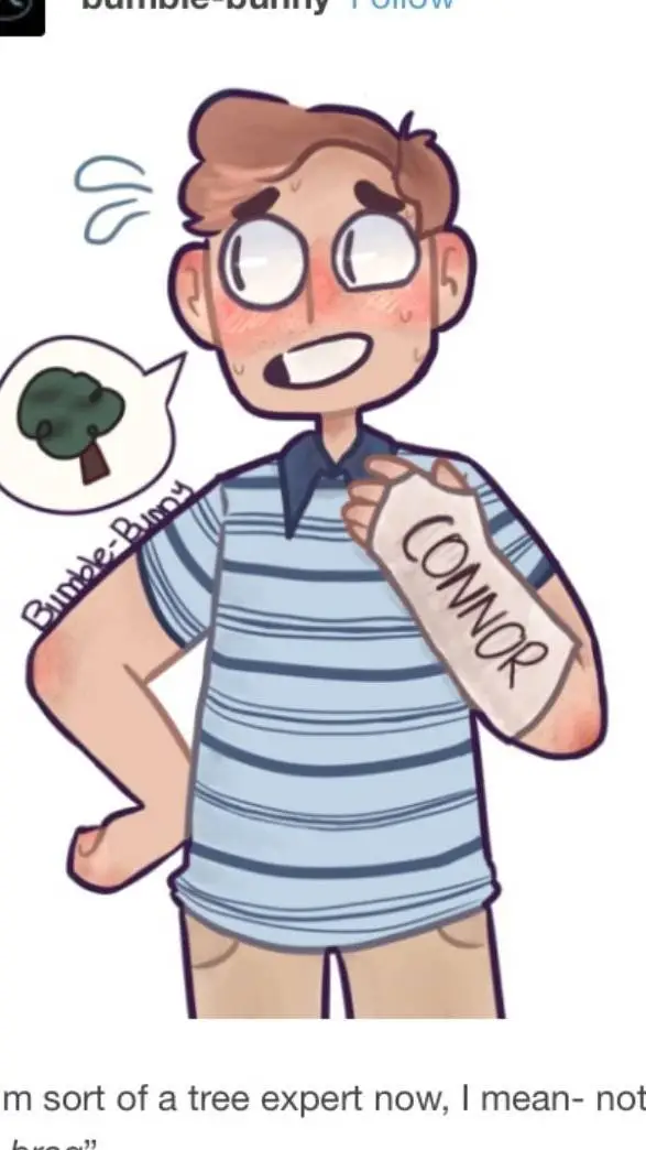 ai character: Evan Hansen  background