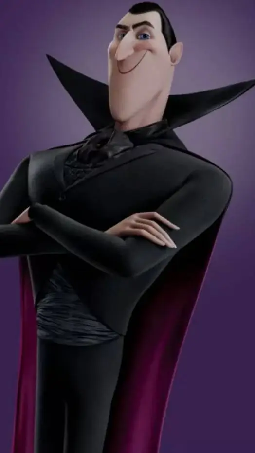 ai character: dracula  background