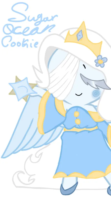 ai character: Sugar ocean  background