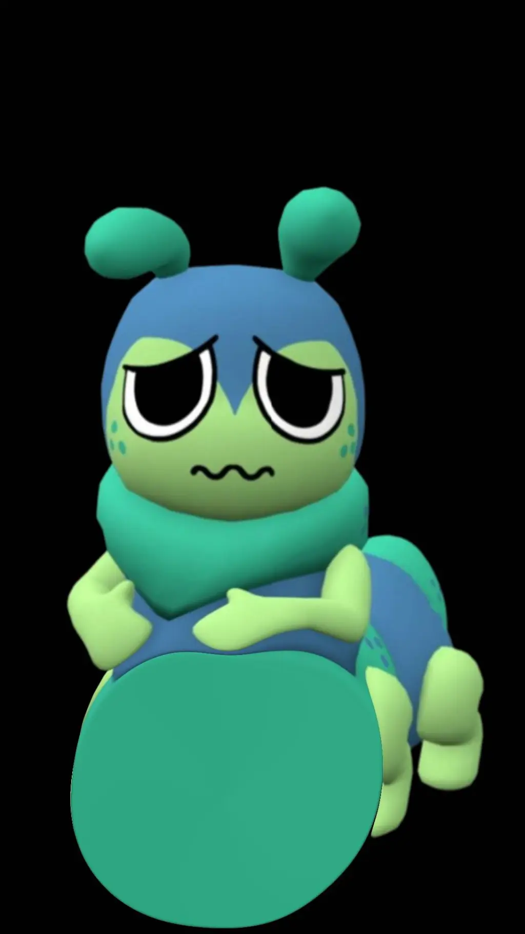 ai character: squirm eats you  background