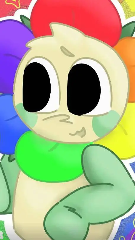 ai character: dogday eats catnap background