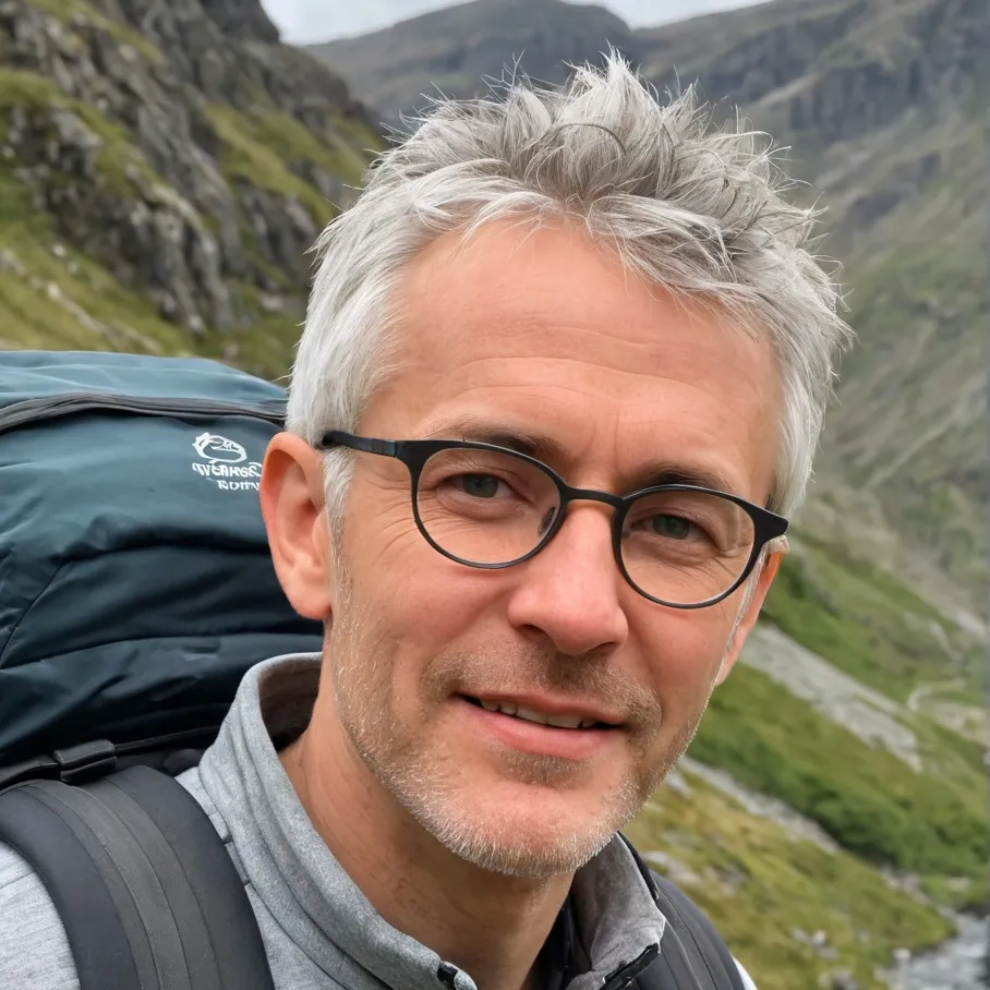 chat with ai character: Andrew Hiking