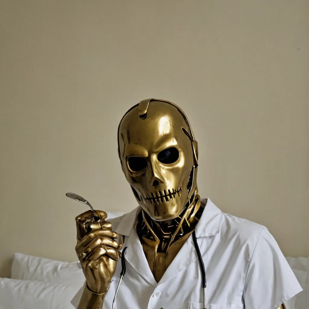chat with ai character: Sick T800