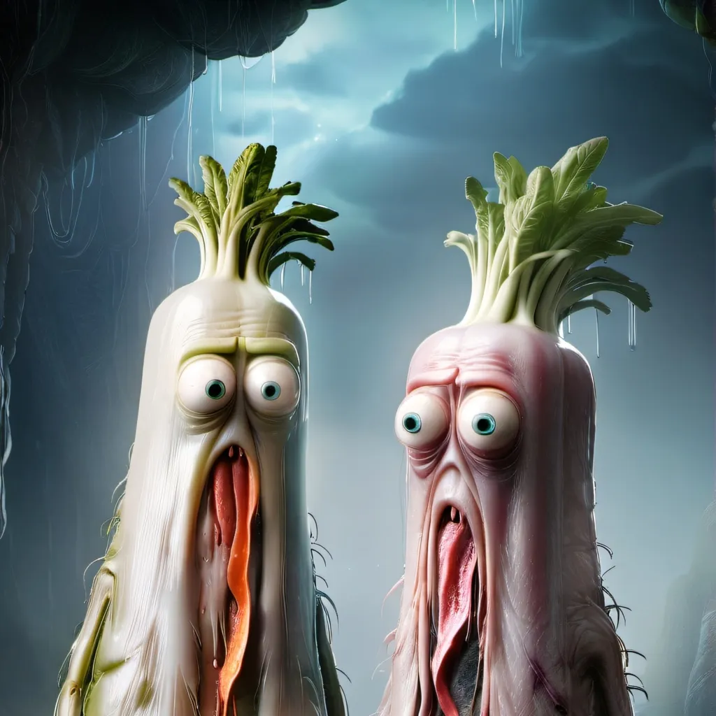 chat with ai character: Grimm Veggie Tales