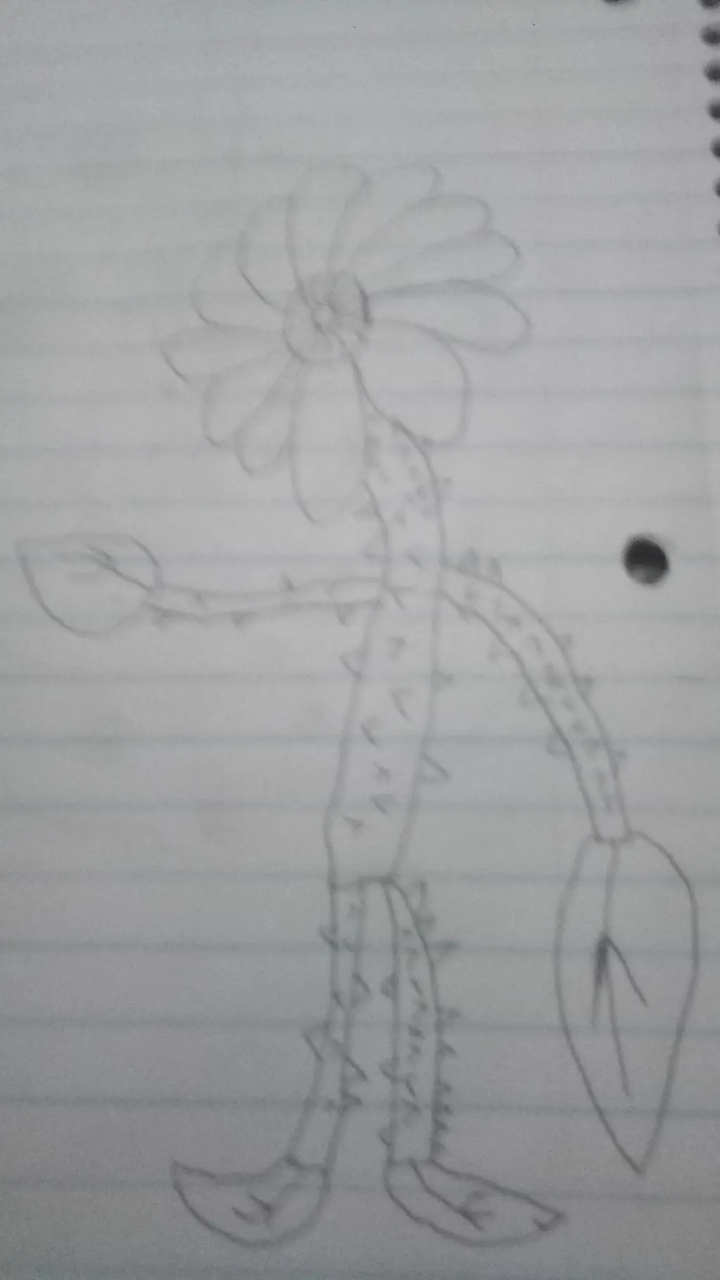 ai character: Robot Flower  background