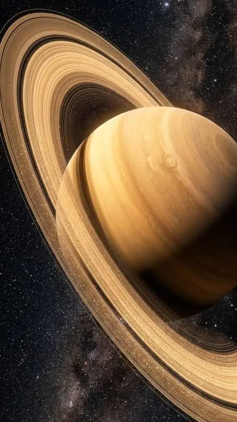 ai character: Saturn background