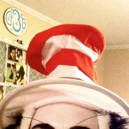 chat with ai character: cat in the hat