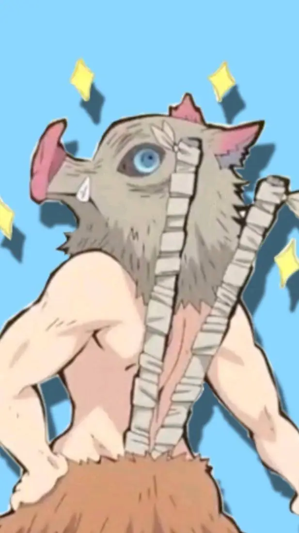 ai character: Inosuke Hashibira background