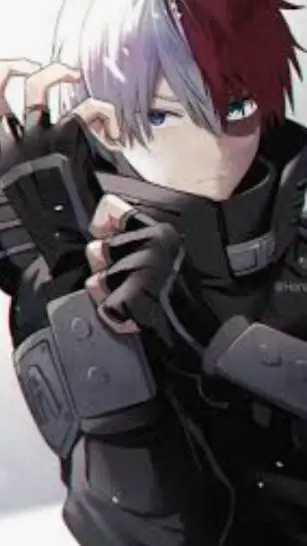 ai character: Shoto Todoroki background