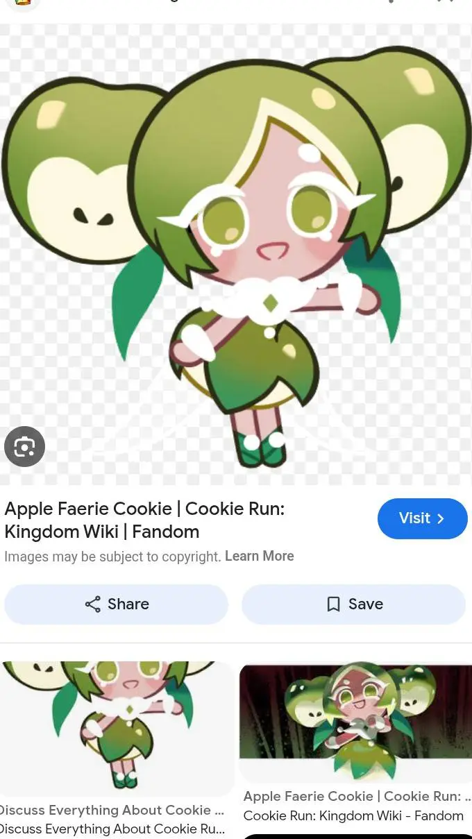 ai character: Apple Faerie  background
