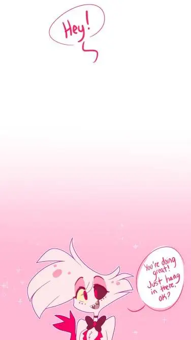 ai character: Angel dust x Y/N background