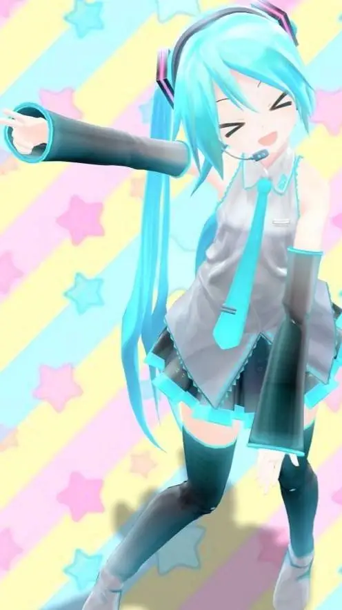 ai character: Miku☆ background