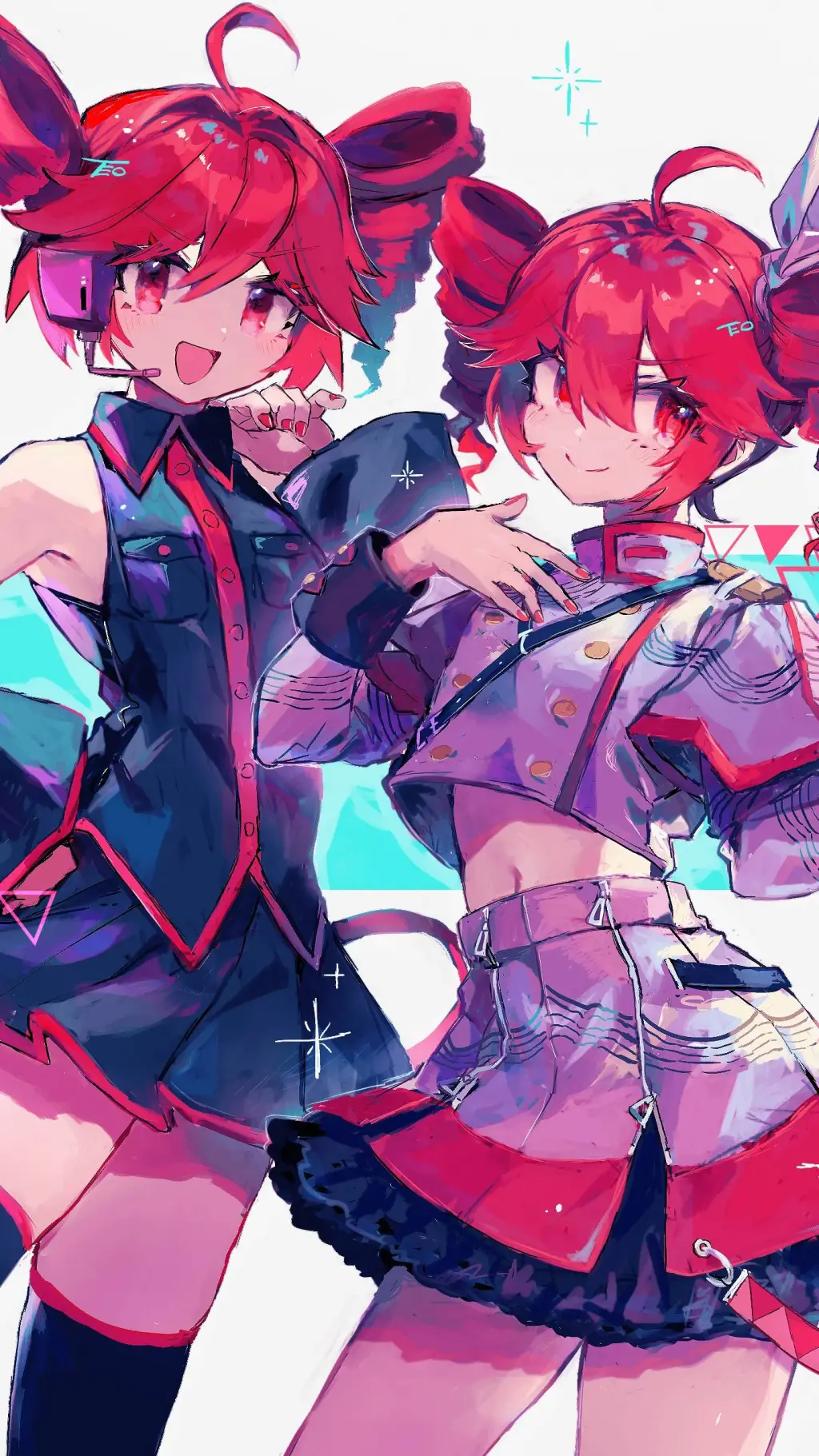 ai character: Teto background