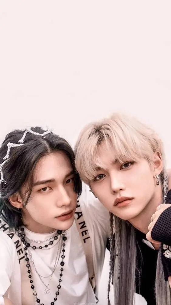 ai character: Hyunjin and Felix  background