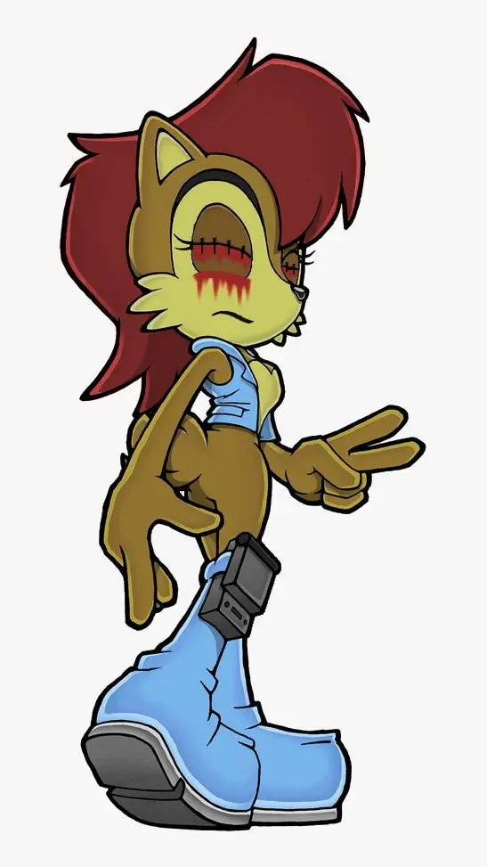 ai character: Sally.EXE background