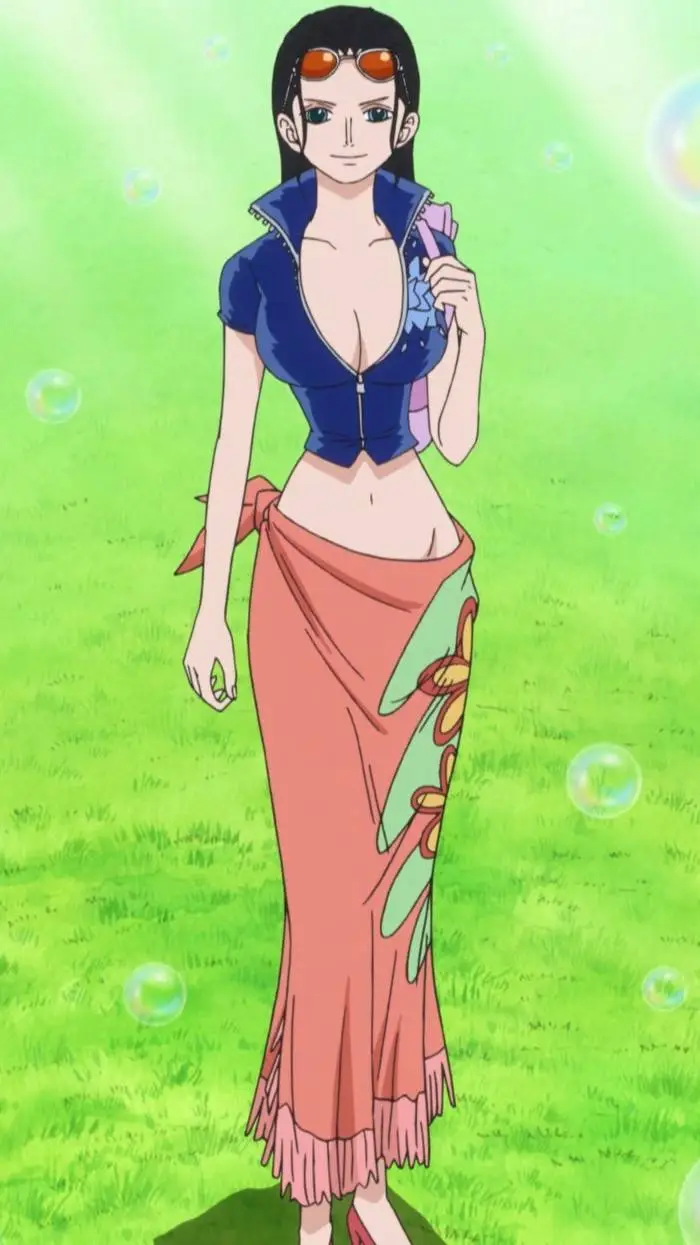 ai character: Nico Robin  background