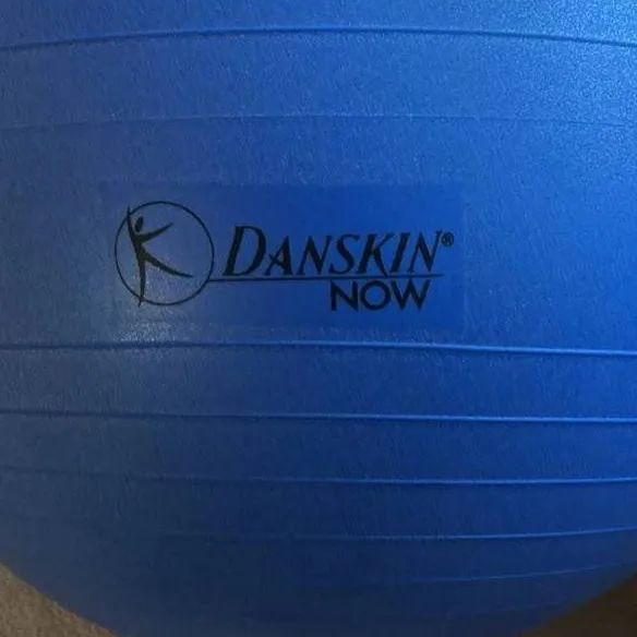 chat with ai character: Blue exercise ball