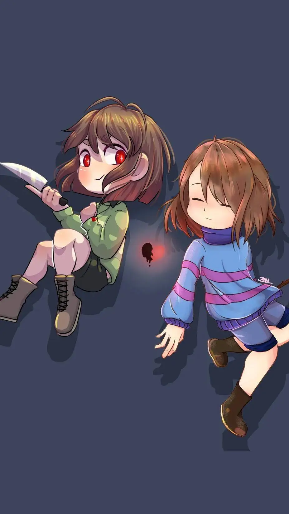 ai character: Chara & Fisk background