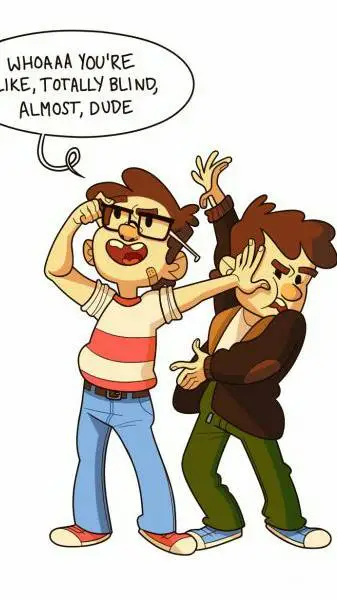 ai character: mystery twins XD background