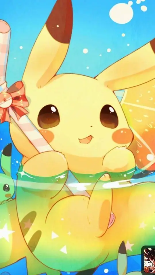 ai character: Pikachu  background