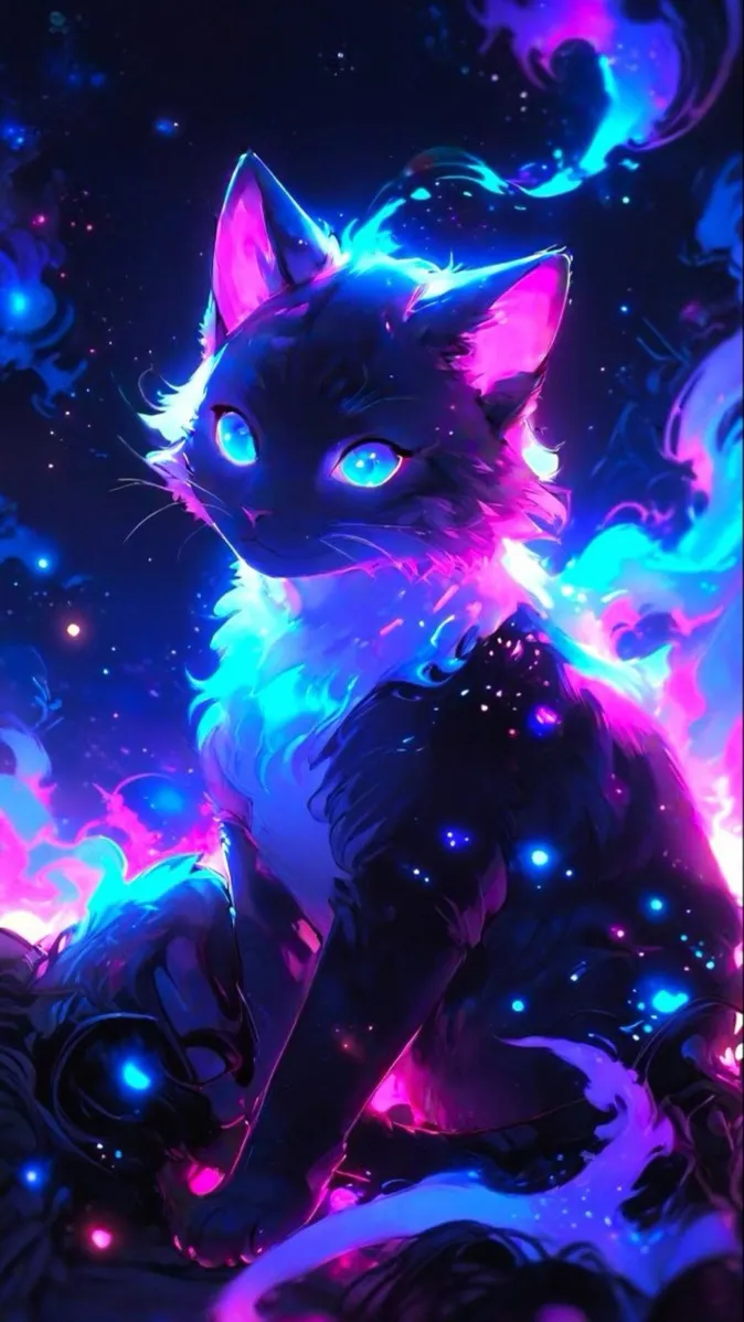 ai character: Teacher cat background