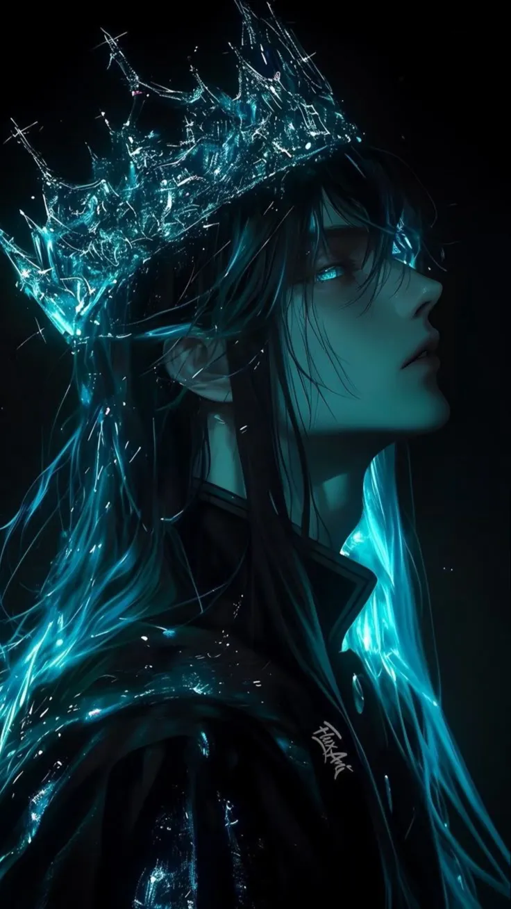 ai character: Dark Ice King background