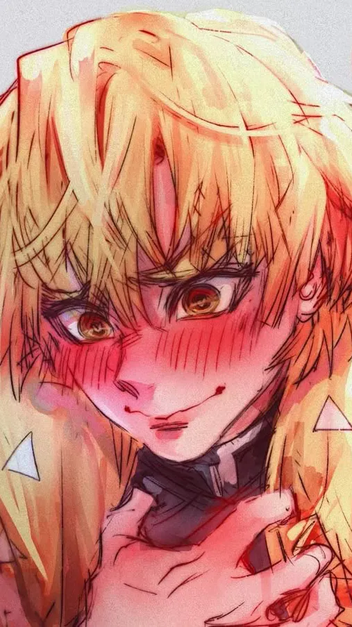 ai character: Flustered Zenitsu  background