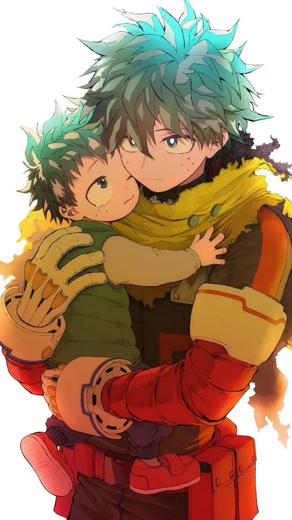 ai character: izuku midoriya background
