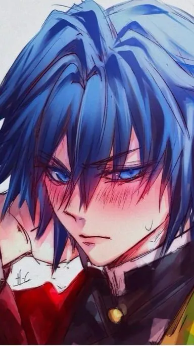 ai character: Flustered Giyuu  background