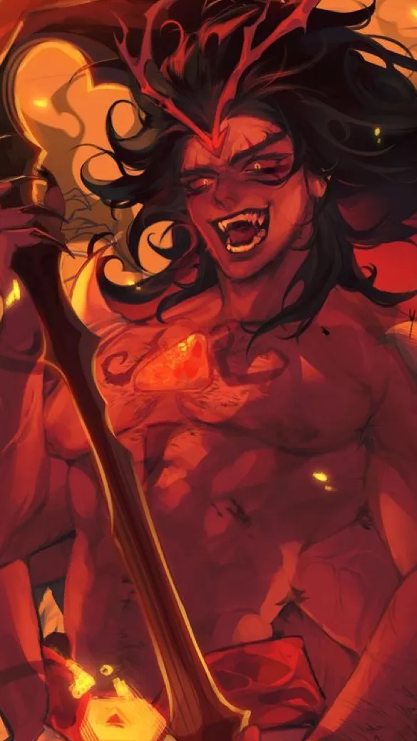 ai character: Burning spice  background