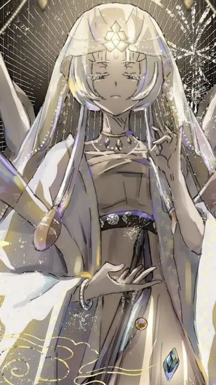 ai character: Mystic flour  background