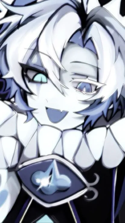 ai character: Shadow milk cookie background