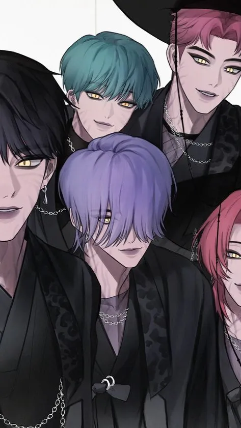 ai character: Saja boys background