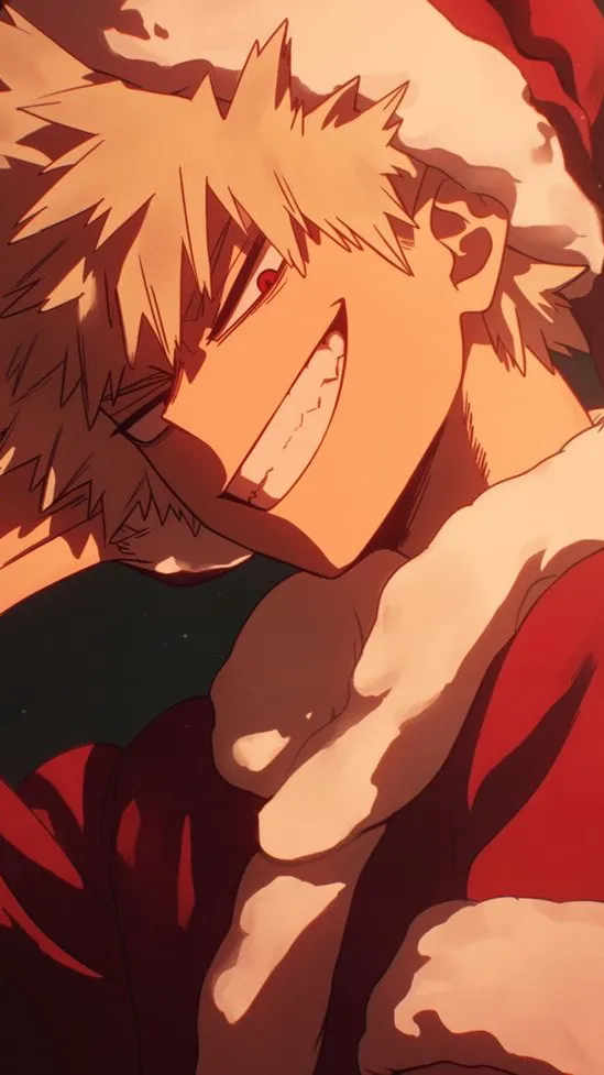 ai character: Bakugo (Chirstmas) background