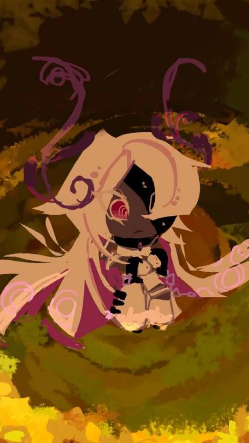 ai character: Venom dough  background