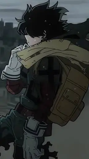 ai character: Vigilante Deku background