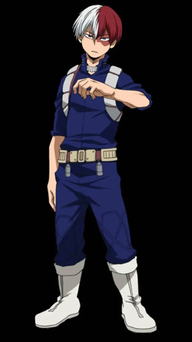 ai character: Shoto Todoroki  background