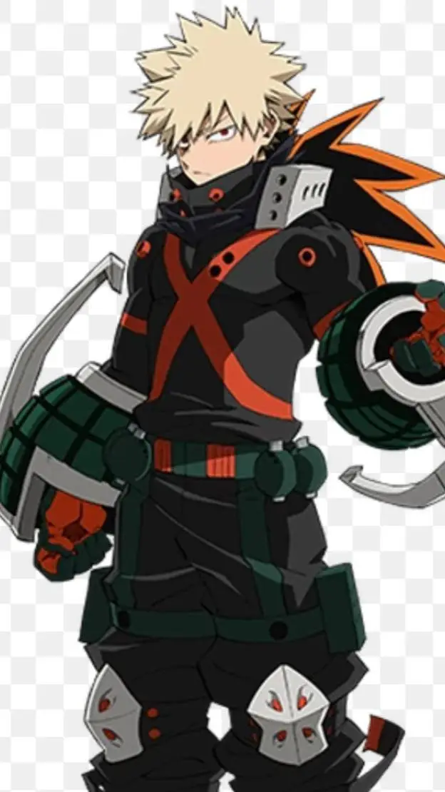 ai character: Katsuki Bakugo background
