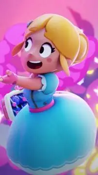 ai character: Brawl star piper  background
