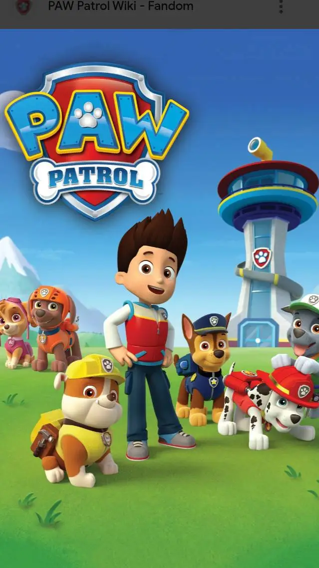 ai character: paw patrol  background