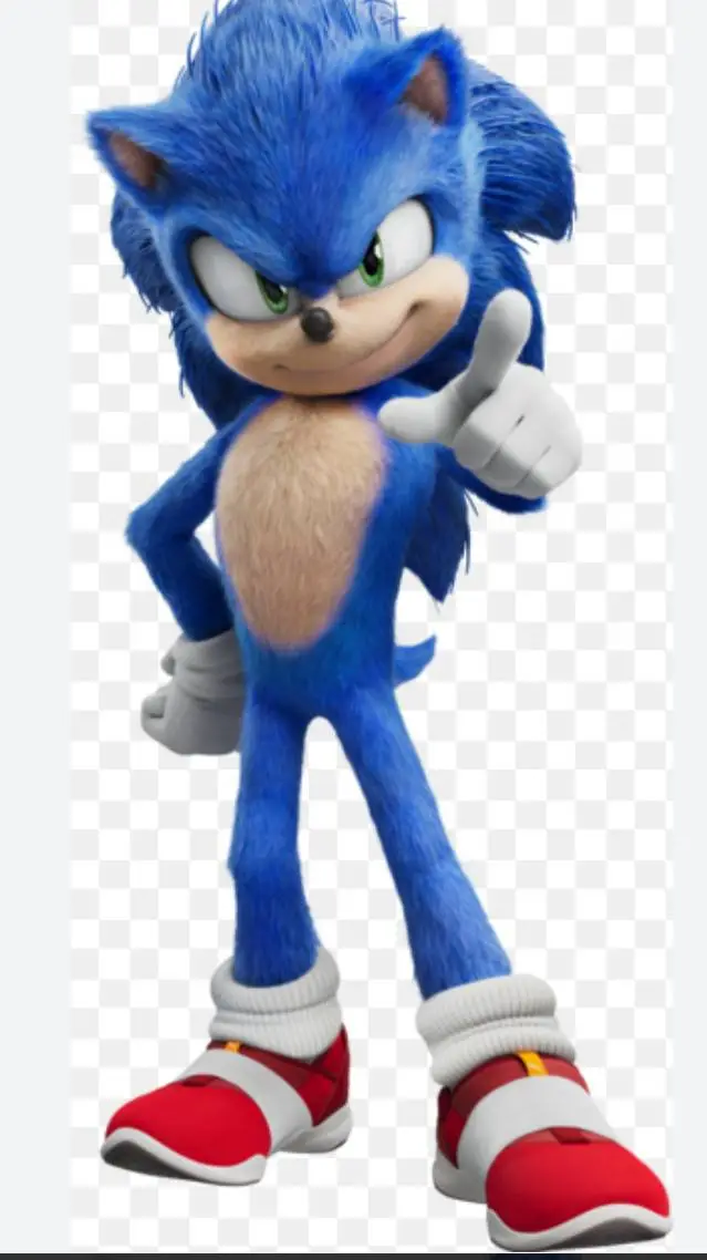 ai character: sonic  background