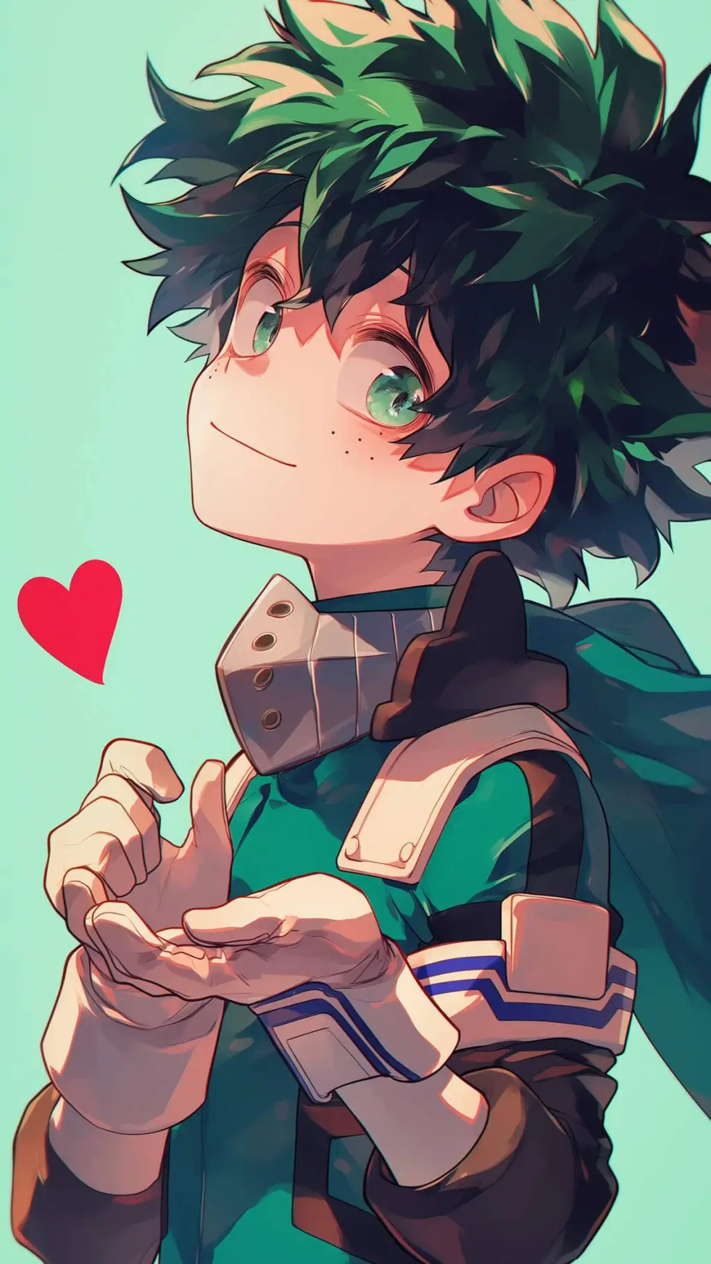 ai character: Izuku midoriya background