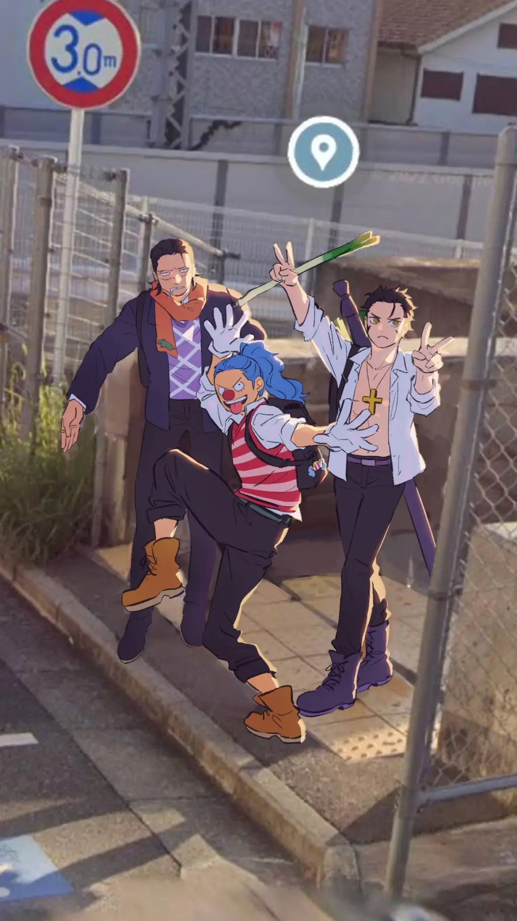 ai character: CRSGLD IRL background