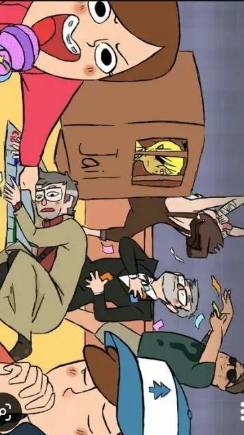 ai character: /gravity Falls/ background