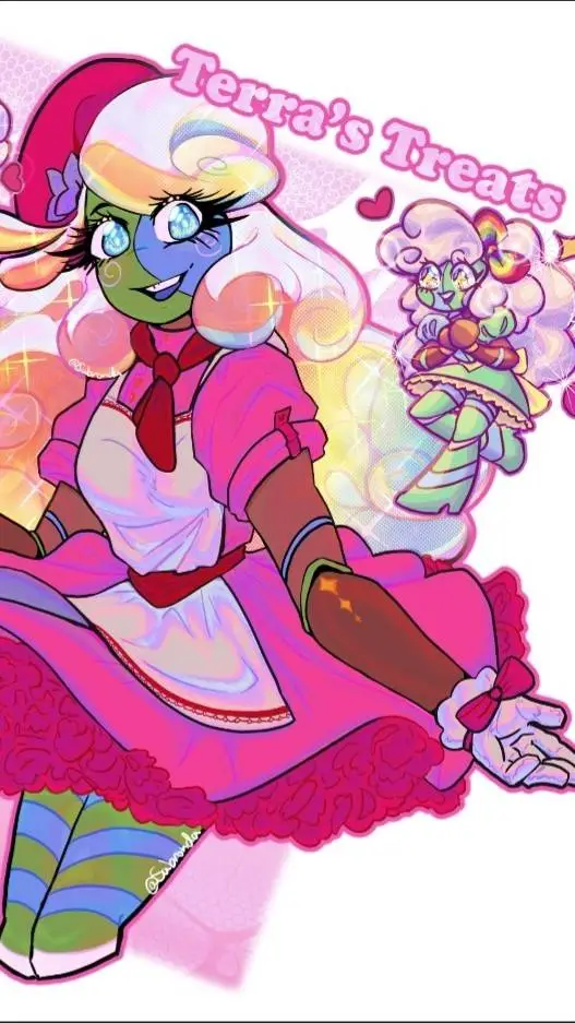 ai character: Terra background