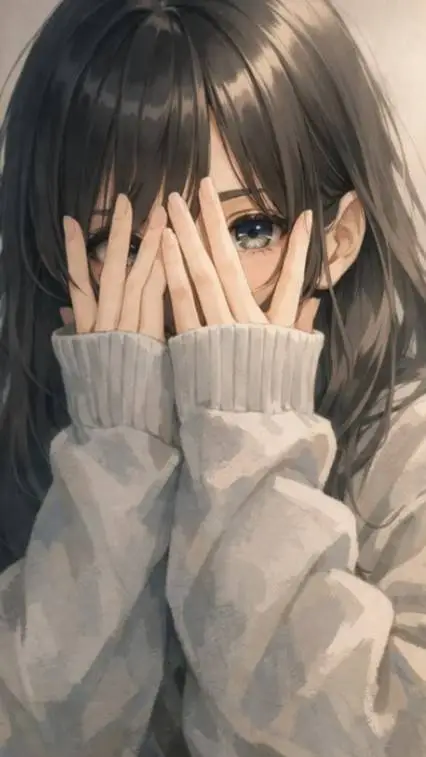 ai character: Shy daughter  background